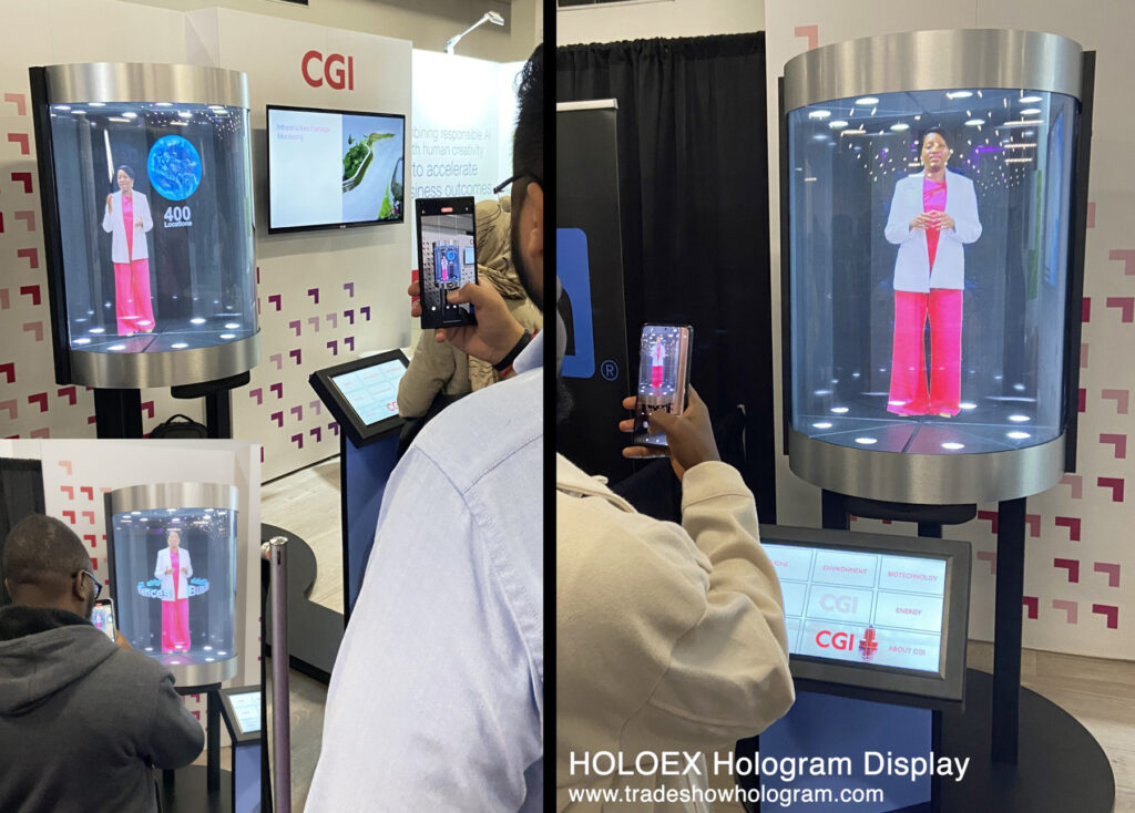 Hologram Presenter for a trade show