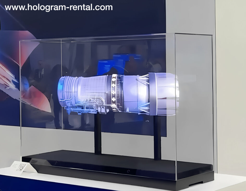 3d hologram fan rental for trade shows