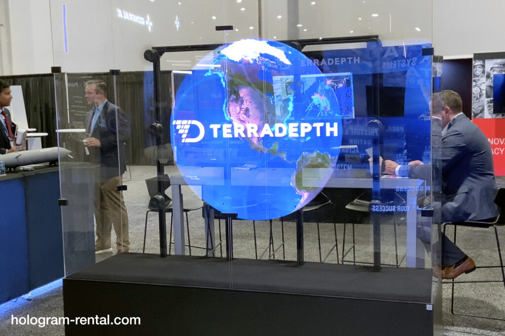 3D hologram rental for trade shows