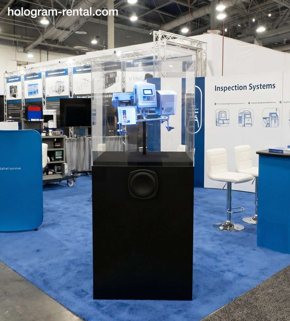 trade show hologram display rental